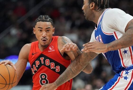 रोडेन का डबल-डबल 76ers के पिछले रैप्टर्स का नेतृत्व करता है