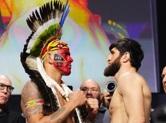 UFC 313 लाइव परिणाम: नवीनतम कार्ड अपडेट एलेक्स परेरा बनाम मैगोमेड अंकलेव टॉप्स मेगा बिल में जस्टिन गेथजे की विशेषता है
