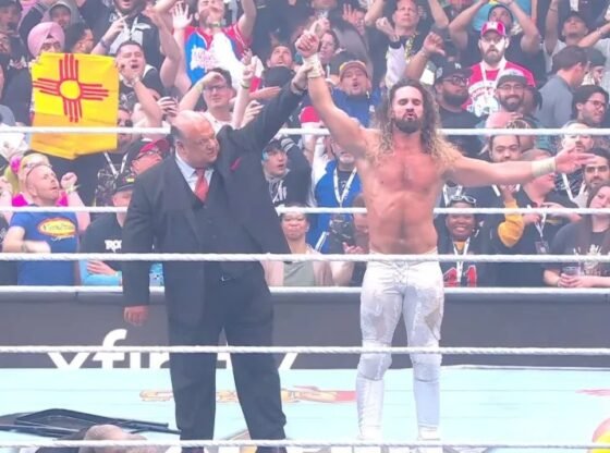 WWE रेसलमेनिया 41 लाइव परिणाम: सेठ रोलिंस ने पॉल हेमैन के बाद सीएम पंक और रोमन शासन के लिए डबल विश्वासघात किया
