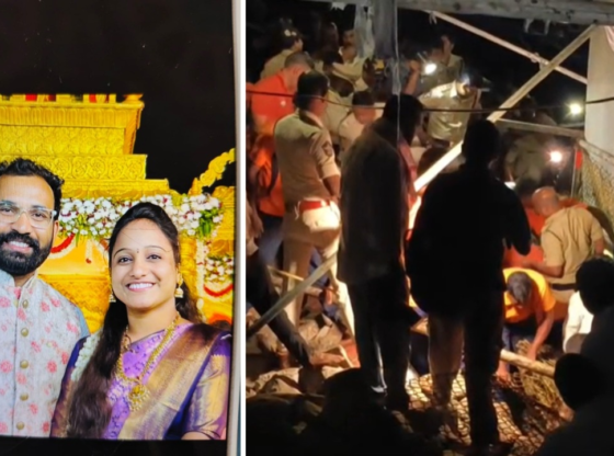 युवा सॉफ्टवेयर पेशेवर युगल, कोनसेमा भक्तों को आंध्र के सिमहाचलम मंदिर की दीवार पतन में मारा गया
