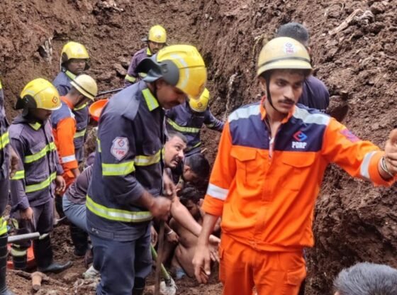 पुणे: एक मृत, तीन घायल हो गए क्योंकि मलबे नांदे हुए शहर टाउनशिप के पास मजदूरों पर गिरता है | पुणे न्यूज