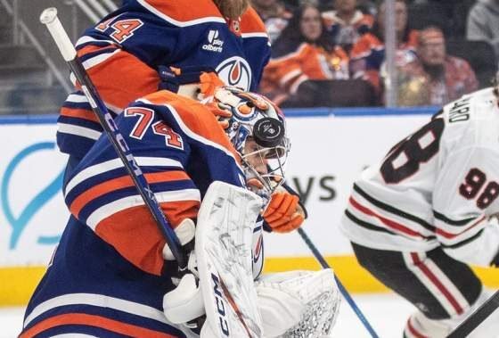 बुचार्ड, मैकडेविड ने ऑयलर्स को ब्लैकहॉक्स से आगे बढ़ाया