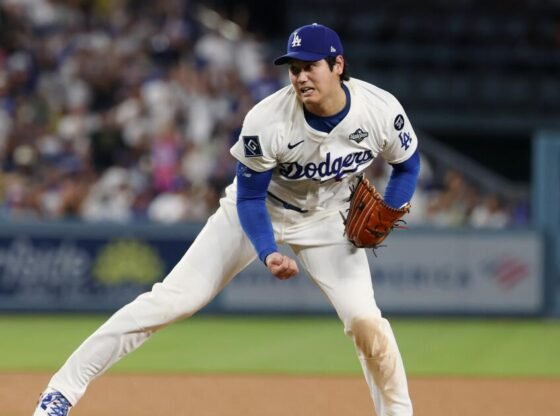 शोहेई ओहतानी सेरा एल लैन्ज़ाडोर शीर्षक डे लॉस डोजर्स एन एल सेप्टिमो पार्टिडो डे ला सीरी मुंडियाल